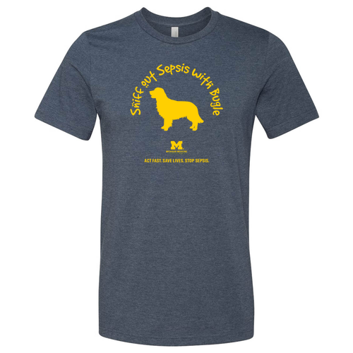Bella Canvas Soft Fitted CVC T-Shirt -- Heather Navy