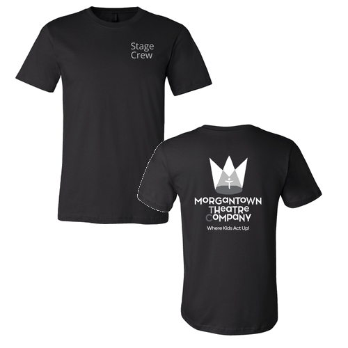 Stage Crew Bella Canvas Unisex Jersey T-Shirt -- Black
