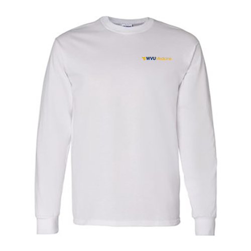 Gildan Heavy Cotton Longsleeve Basic T-Shirt -- White