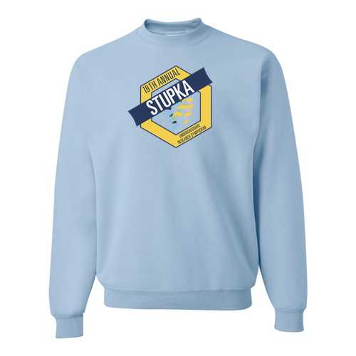 Jerzees 8 Oz., 50/50 Nublend Fleece Crew -- Light Blue