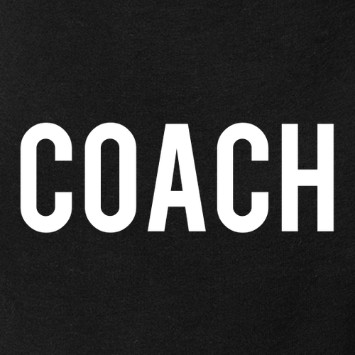 Coach's Tri-Blend Wicking Tank -- Black Triad Solid