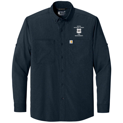 Carhartt Force Sun Defender Long Sleeve Shirt -- Navy