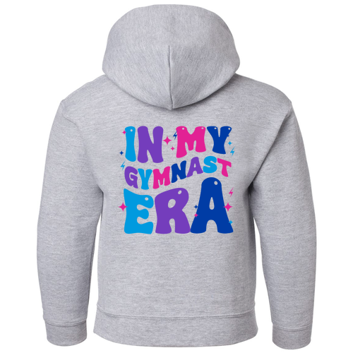Gymnast Era Youth Hooded Sweatshirt -- Sport Grey
