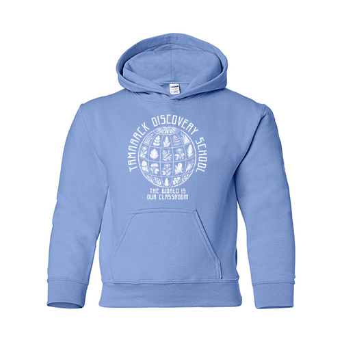 Gildan Heavy Blend Youth Hooded Sweatshirt -- Carolina Blue