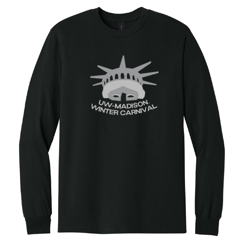 Gildan Heavy Cotton Longsleeve Basic T-Shirt -- Black