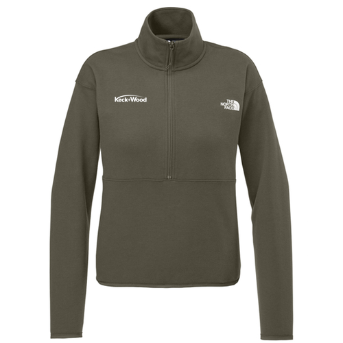 The North Face Women’s Double-Knit 1/2-Zip Fleece -- New Taupe Green