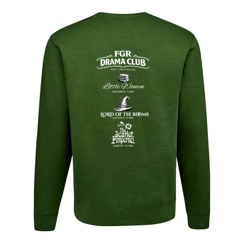 J. America Soft BTB Fleece Crewneck Sweatshirt -- Forest Green