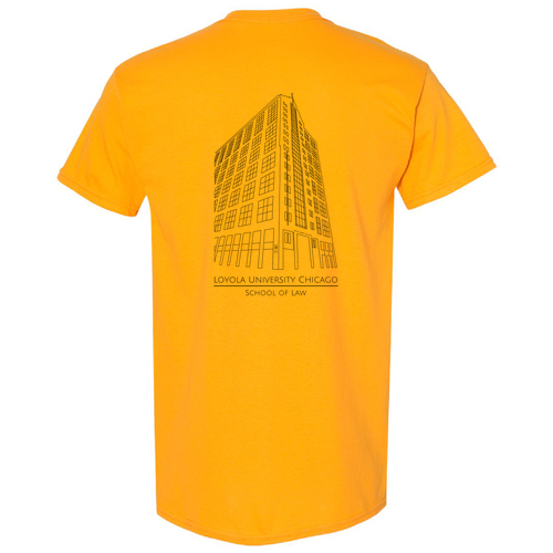 Corboy Law Center Basic T-Shirt -- Gold