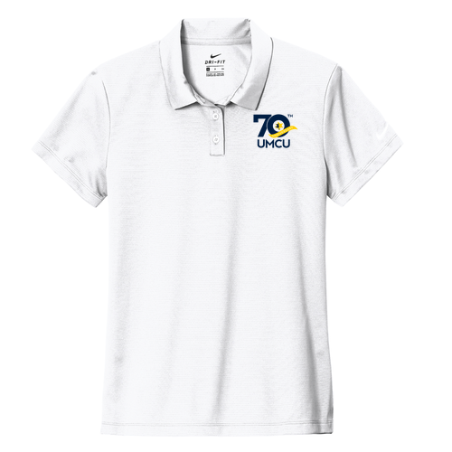 Nike Ladies Dry Essential Solid Polo -- White