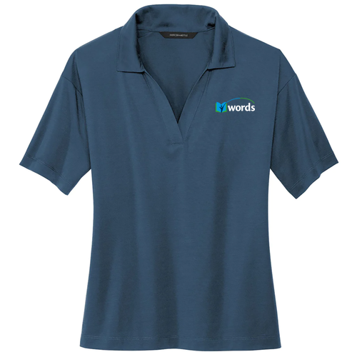 Mercer+Mettle Women's Stretch Jersey Polo -- Insignia Blue