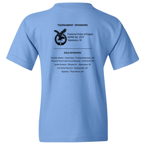 Youth Gildan Heavy Cotton Basic T-Shirt -- Carolina Blue