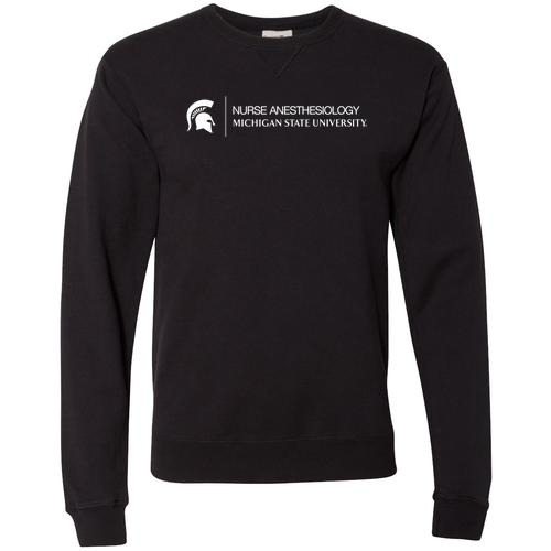 ComfortWash Unisex Crew Sweatshirt Black