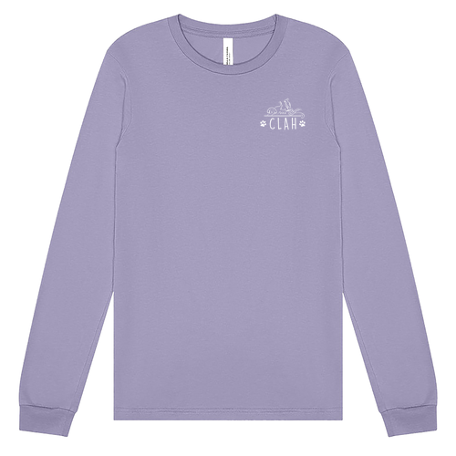 Bella Canvas Unisex Jersey Longsleeve Tee -- Dark Lavender