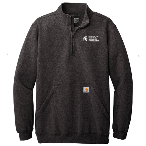 Carhartt Midweight 1/4-Zip Mock Neck Sweatshirt -- Carbon Heather