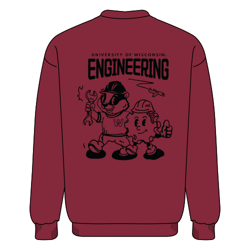 Gildan Heavy Blend Crew Neck Sweatshirt -- Cardinal Red