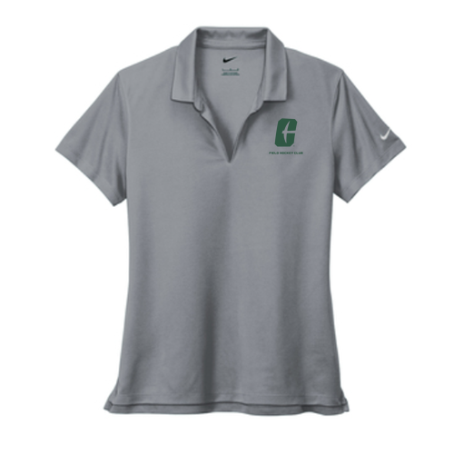 Nike Ladies Dri-Fit Micro Pique 2.0 Polo -- Cool Grey