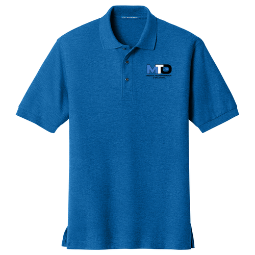 Port Authority Silk Touch Sport Shirt -- Strong Blue