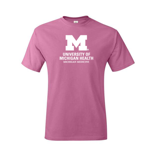 Hanes Authentic Short Sleeve T-Shirt -- Pink