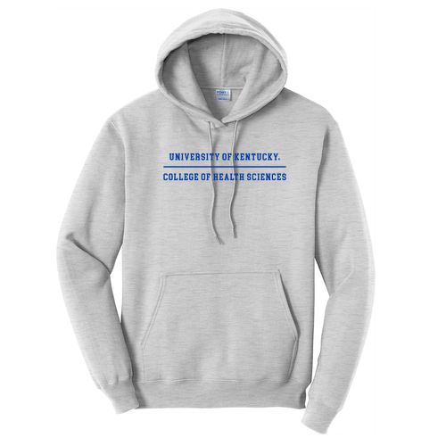 Port and Company Core Fleece Pullover Hooded Sweatshirt -- Ash