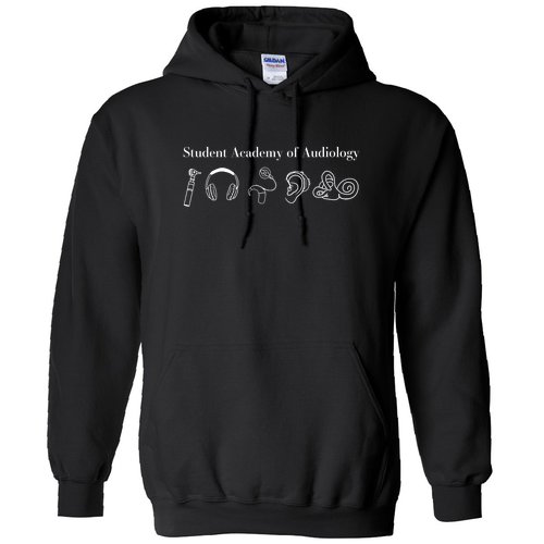 SAA Gildan Heavy Blend Hooded Sweatshirt -- Black