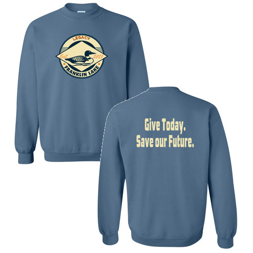 Gildan Heavy Blend Crew Neck Sweatshirt -- Indigo Blue