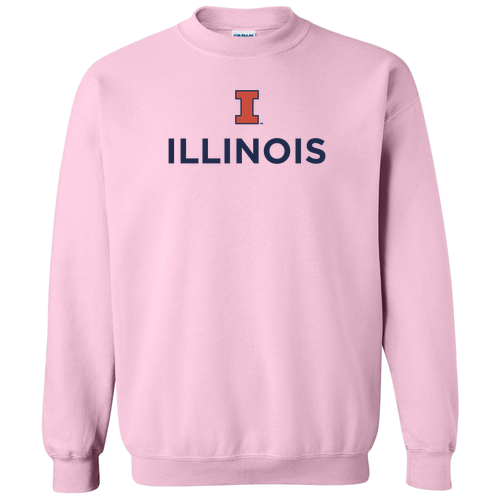 Gildan Heavy Blend Crew Neck Sweatshirt -- Light Pink