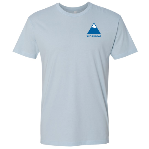 Sugarloaf Logo 2 Blue Ink -- Short Sleeve Light Blue