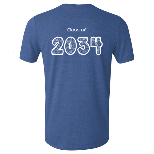 Mens/Unisex Gildan SoftStyle Fitted T-Shirt -- Heather Royal