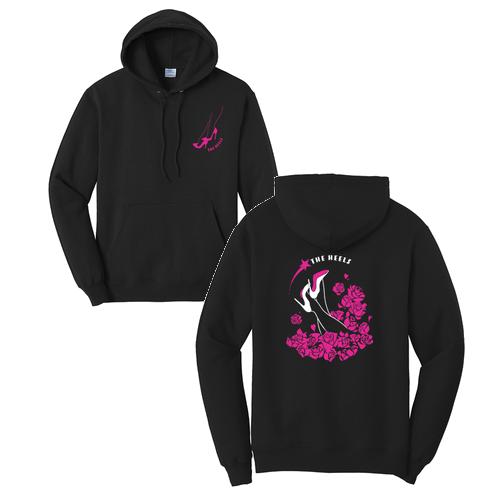 Port and Company Core Fleece Pullover Hooded Sweatshirt -- Jet Black
