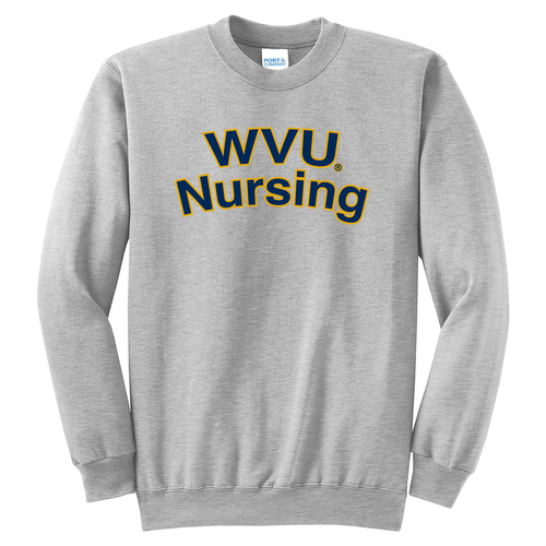 Port and Company Classic Crewneck Sweatshirt -- Ash / College Classic