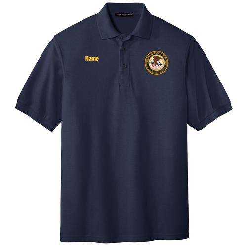 Port Authority Silk Touch Sport Shirt -- Navy