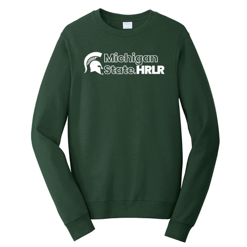 Port and Company Fan Favorite Fleece Crewneck Sweatshirt -- Forest Green