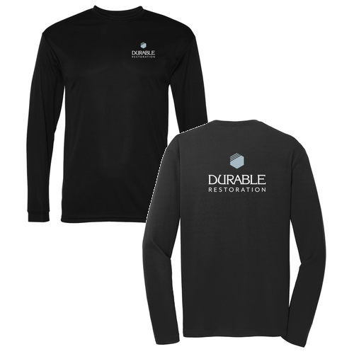 Sport-Tek  Posi-UV Pro Long Sleeve Tee -- Black