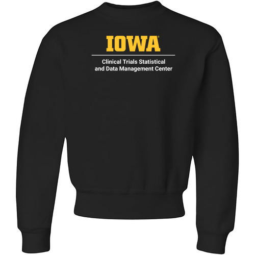 CTSDMC Jerzees Youth 8 oz 50/50 Nublend Fleece Crew -- Black