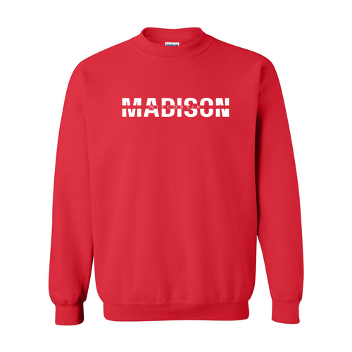 Gildan Heavy Blend Crew Neck Sweatshirt -- Red