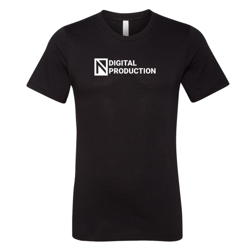 Digital Production Bella Canvas Unisex Heather CVC T-Shirt -- Solid Black Blend