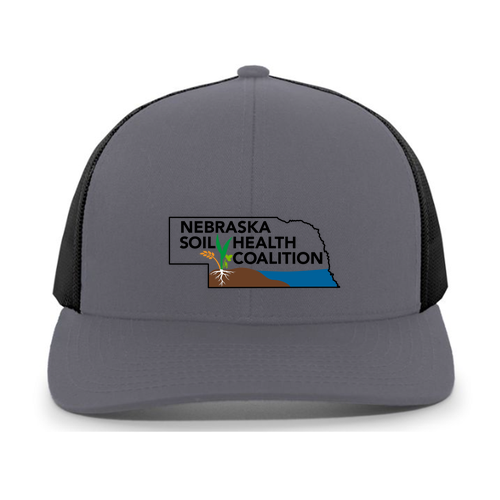 Pacific Headwear Trucker Mesh Hat -- Graphite / Black / Graphite