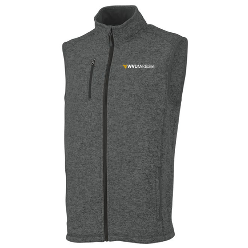 Charles River Mens Pacific Heathered Vest -- Charcoal Heather