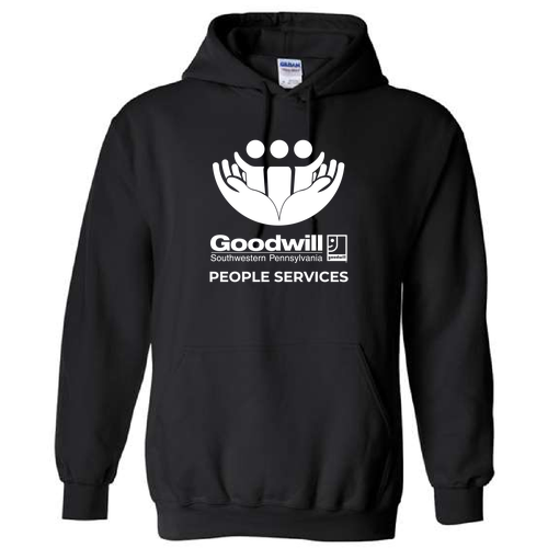 Gildan Heavy Blend Hooded Sweatshirt -- Black