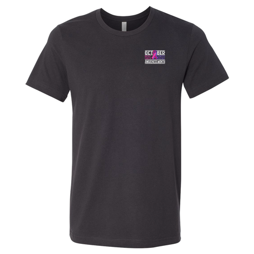 Mens/Unisex Domestic Violence Bella Canvas Jersey T-Shirt -- Dark Grey