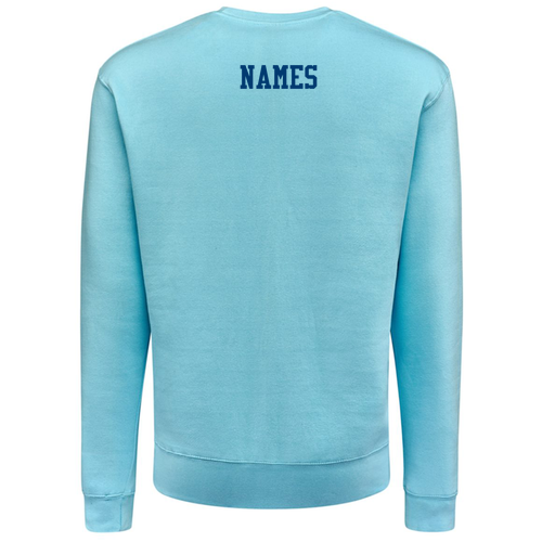 J. America BTB Fleece Crew -- Sky