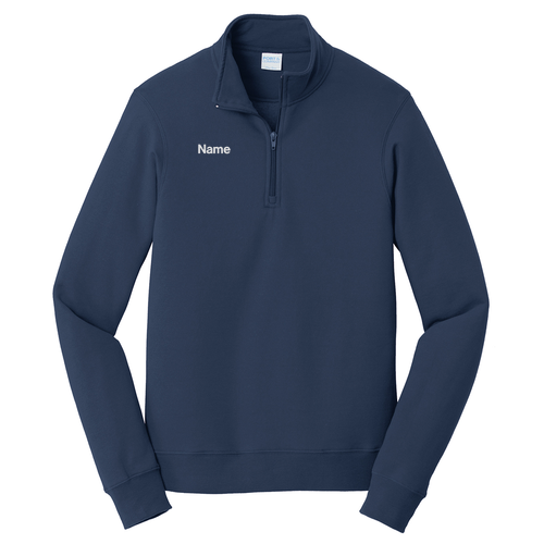 Port & Company Fan Favorite Fleece Quarter Zip -- Team Navy