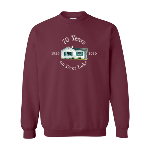 Gildan Heavy Blend Crew Neck Sweatshirt -- Maroon