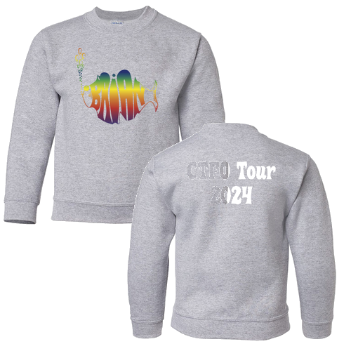 Gildan Heavy Blend Youth Crew Neck Sweatshirt -- Sport Grey