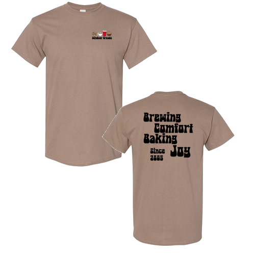 Gildan Heavy Cotton Basic T-Shirt -- Brown Savana