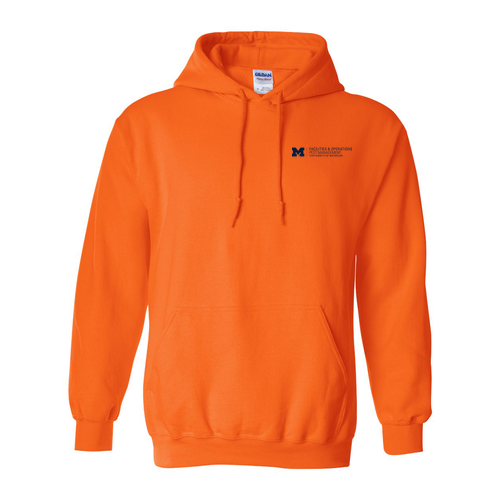 Gildan Heavy Blend Hooded Sweatshirt -- Safety Orange, $25