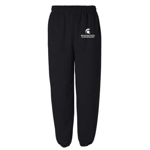 Gildan Elastic Bottom Sweatpants -- Black