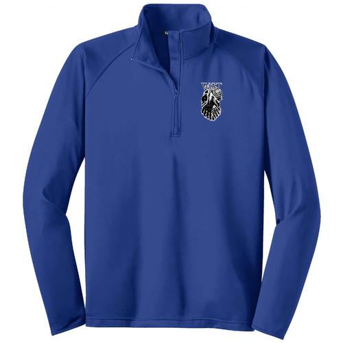 Sport Tek Sport Wick Stretch Half Zip Pullover -- True Royal