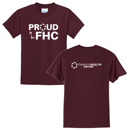 Port and Company 50/50 Blend Basic T-Shirt -- Athletic Maroon