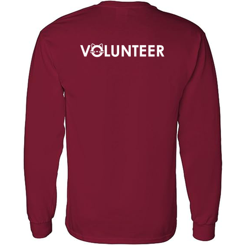 Gildan Heavy Cotton Longsleeve Basic T-Shirt -- Cardinal